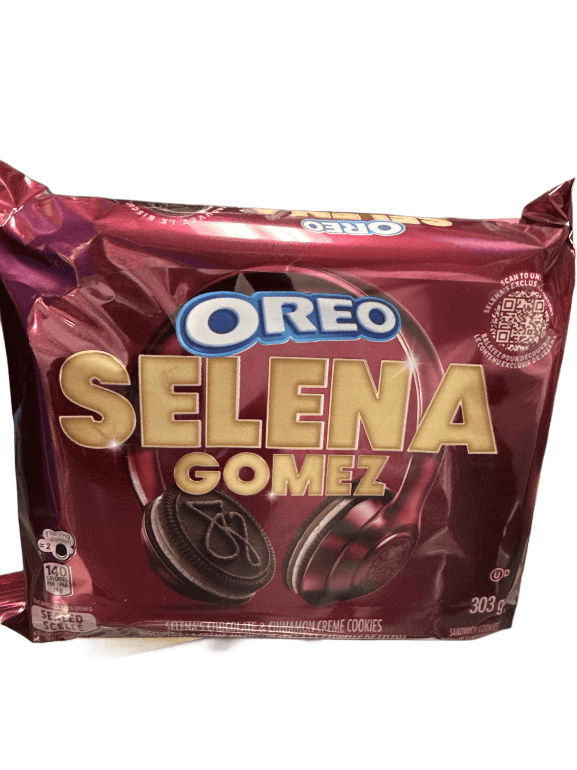 Oreo Selena Gomez Chocolate and Cinnamon Cream Cookies 303G - U.S Edition - www.Shopthatapp.com