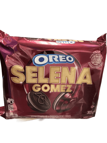 Oreo Selena Gomez Chocolate and Cinnamon Cream Cookies 303G - U.S Edition - www.Shopthatapp.com