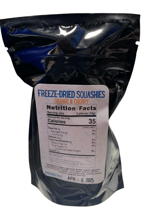 Extreme Snacks Freeze Dried Orange And Cherry Squash 100G - Canadian Edition - www.Shopthatapp.com