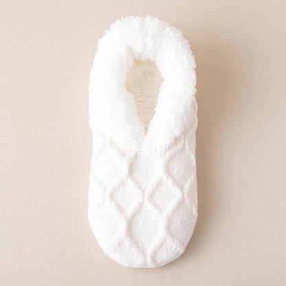 Winter Warm Short Cotton Slipper Socks Unisex Thicken Thermal Plush Home Floor Sock Soft Non-slip Grip Fuzzy Floor Fluffy Socks - www.Shopthatapp.com