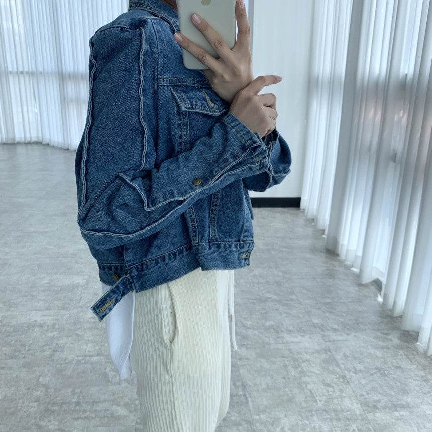 Design Loose Denim Jacket For Women - www.Shopthatapp.com