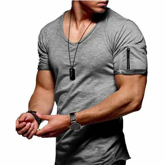 Men's Short Sleeve Cotton Casual Polo T shirt - www.Shopthatapp.com