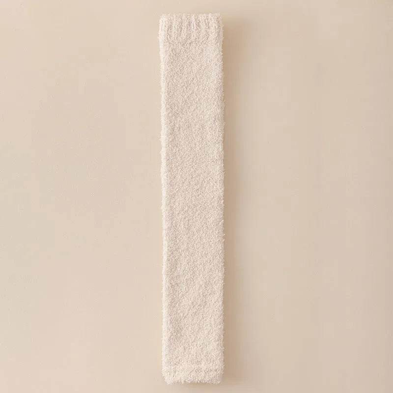 Winter Warm Plush Socks Women Dual-purpose Protection Heel And Knee Sock For Olds - www.Shopthatapp.com