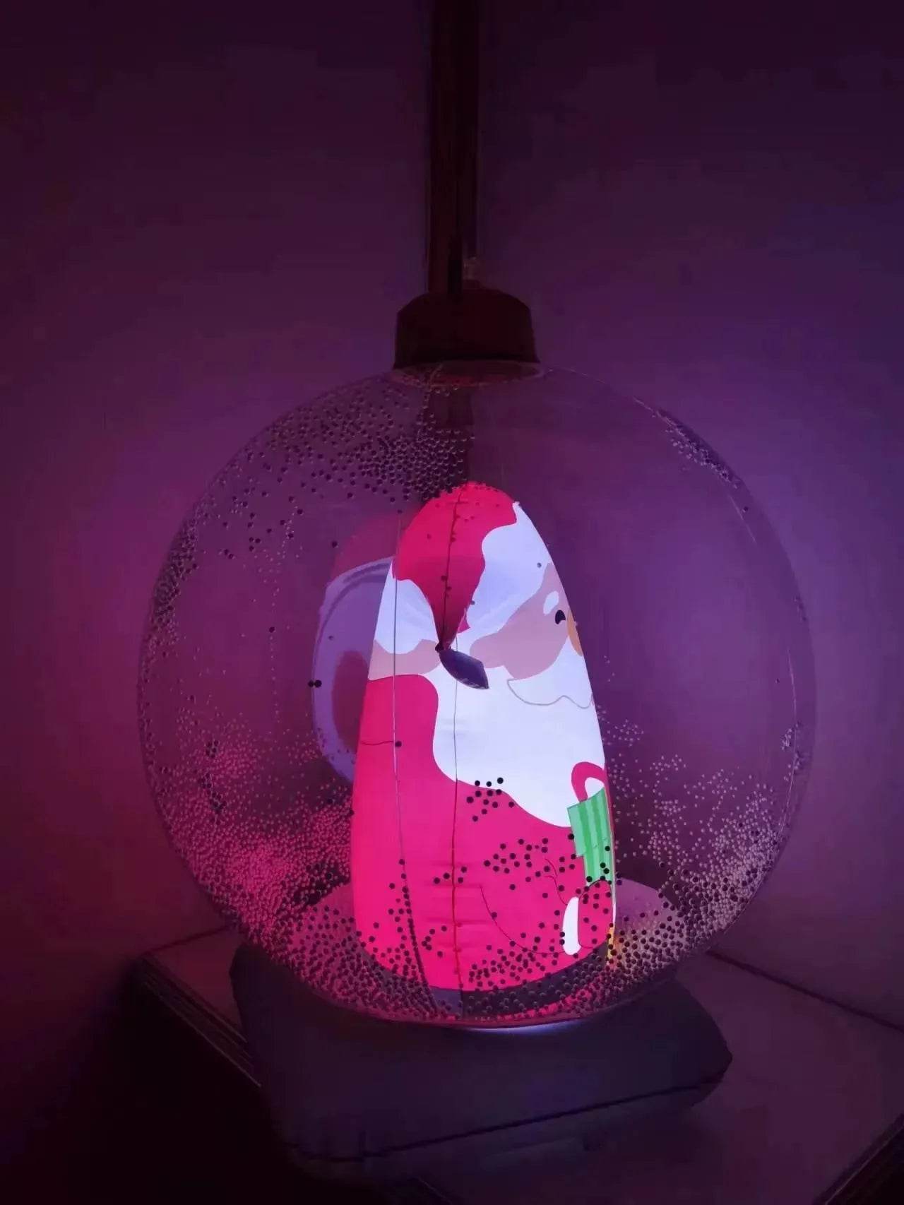 Inflatable Snowman Santa Claus Hanging Christmas Ball decoration - www.Shopthatapp.com
