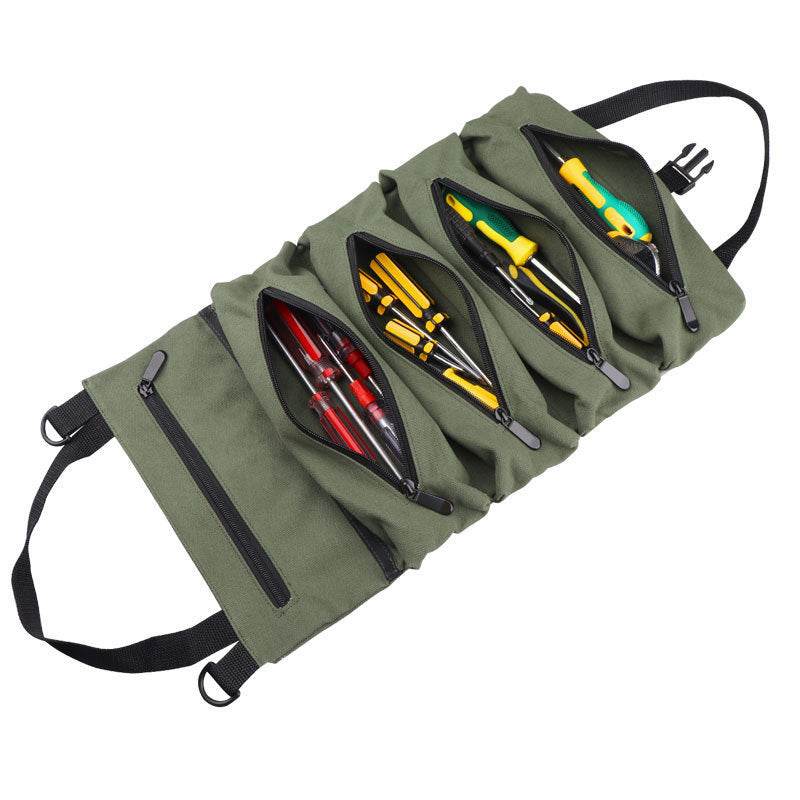 Car 16 Ann Canvas Tool Hanging Bag Car Storage Bag Electrician Bag Hardware Car Tool Bag - www.Shopthatapp.com
