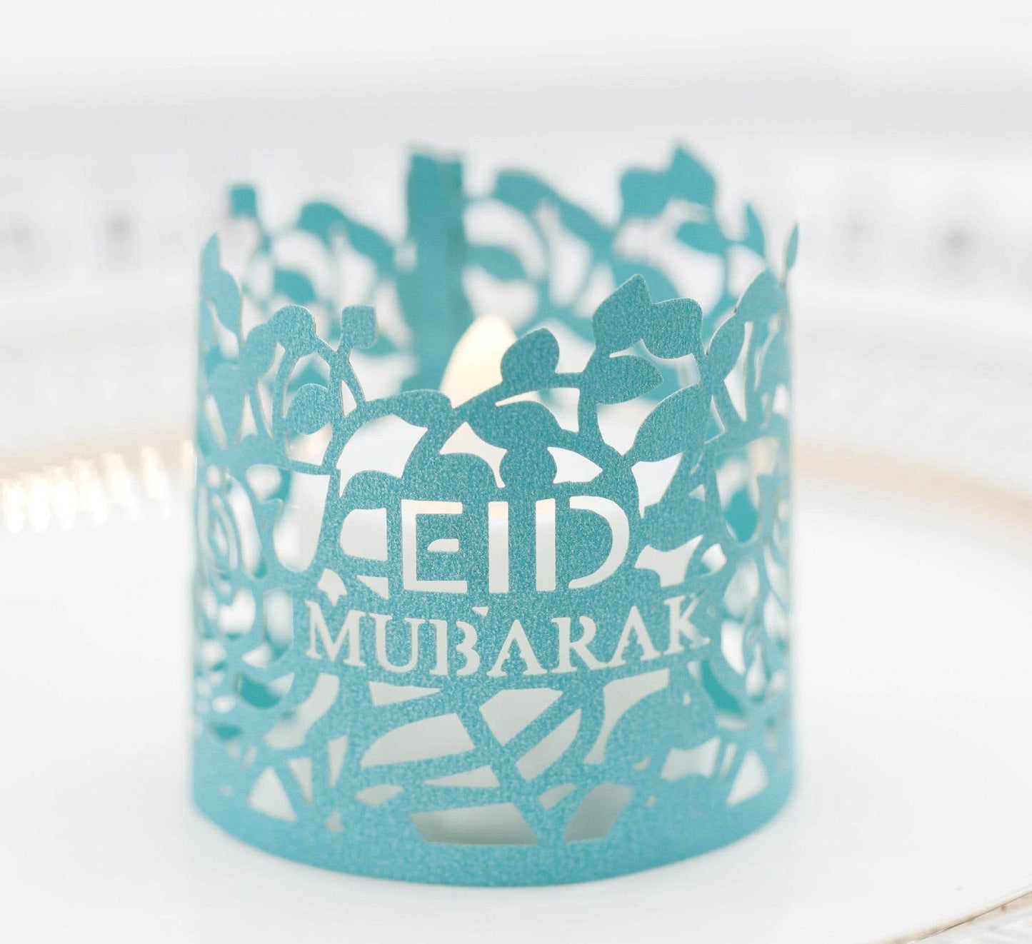 MOQ200 Ramadan Electronic Candle Lampshade Laser Cutout - www.Shopthatapp.com