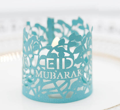 MOQ200 Ramadan Electronic Candle Lampshade Laser Cutout - www.Shopthatapp.com
