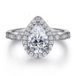 Fashion Ring Set Ladies 925 Sterling Silver Combination Wedding Ring women - www.Shopthatapp.com