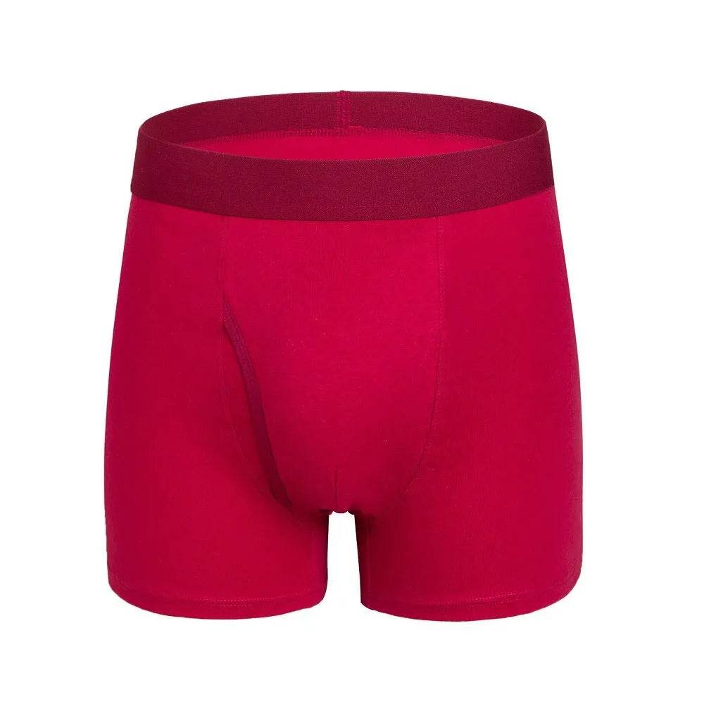 Large Size Men's Cotton Boxer Briefs with pouch Underwear - www.Shopthatapp.com