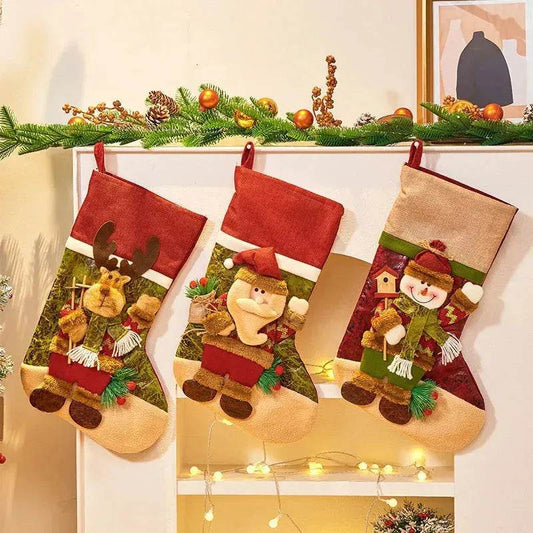 Christmas Decorations Large Cartoon Candy Bag - www.Shopthatapp.com