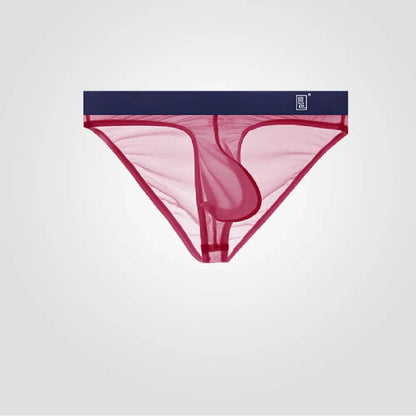 Underwear Men's Briefs Transparent Ice Silk Sexy Full Transparent Trendy Men's Personality Narrow Crotch Low Waist New - www.Shopthatapp.com