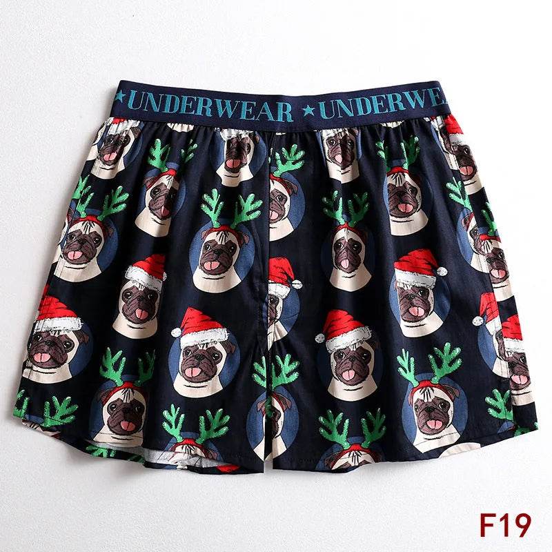Cartoon Printed Cotton Men's Underwear Loose Boxer Short Breathable - www.Shopthatapp.com