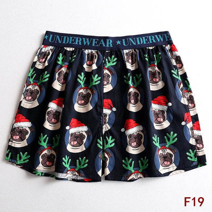 Cartoon Printed Cotton Men's Underwear Loose Boxer Short Breathable - www.Shopthatapp.com