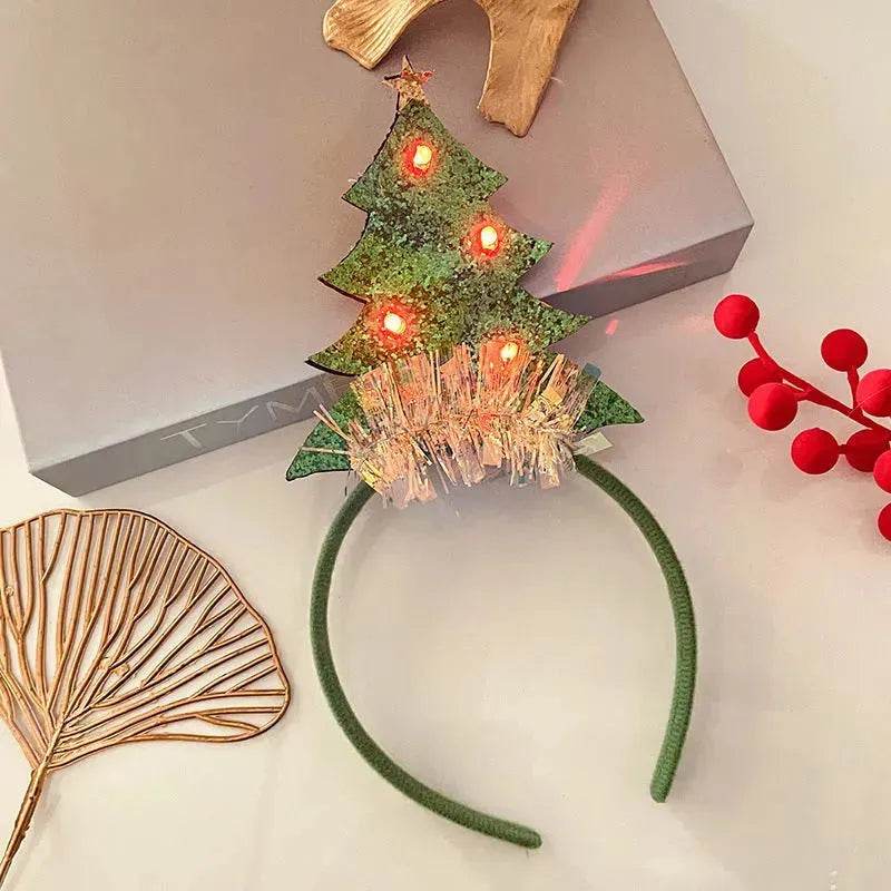 Christmas With Light Headband Snowflake Women's - www.Shopthatapp.com