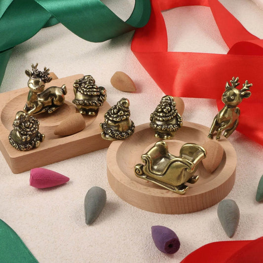 Christmas Sled Creative Antique Reproduction Distressed Ornaments Brass Crafts - www.Shopthatapp.com