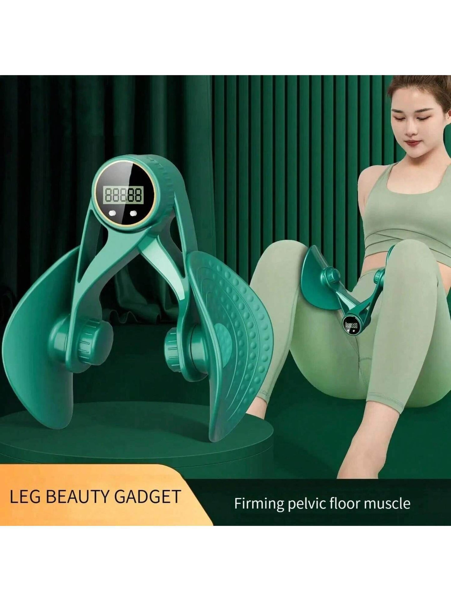 Thigh Master,Inner Thigh Exerciser,Thigh Exerciser Equipment,Pelvic Floor Exercise Devices, Kegel Exerciser For Women With Resistance Band - 3 Strength Levels And LED Counting Display - www.Shopthatapp.com