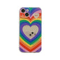 Rainbow Love Mirror Silicone Phone Case - www.Shopthatapp.com