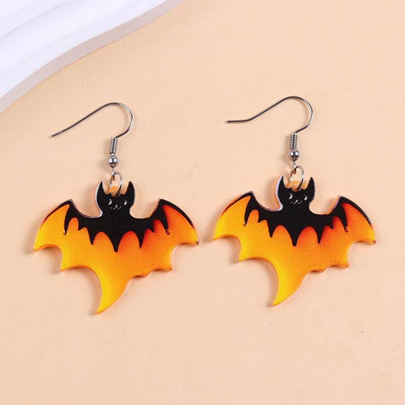 European And American Halloween Series Acrylic Earrings Color - www.Shopthatapp.com