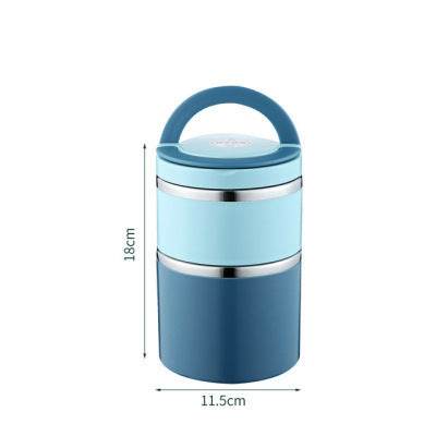 Portable Minimalist Stainless Steel Thermal Insulated Lunch Container - www.Shopthatapp.com