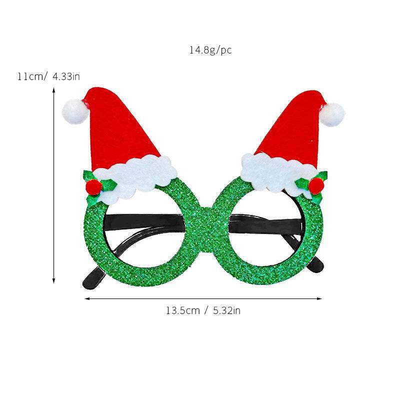 Christmas Creative Party Gathering Dress Up Glasses - www.Shopthatapp.com