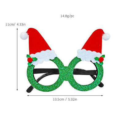 Christmas Creative Party Gathering Dress Up Glasses - www.Shopthatapp.com
