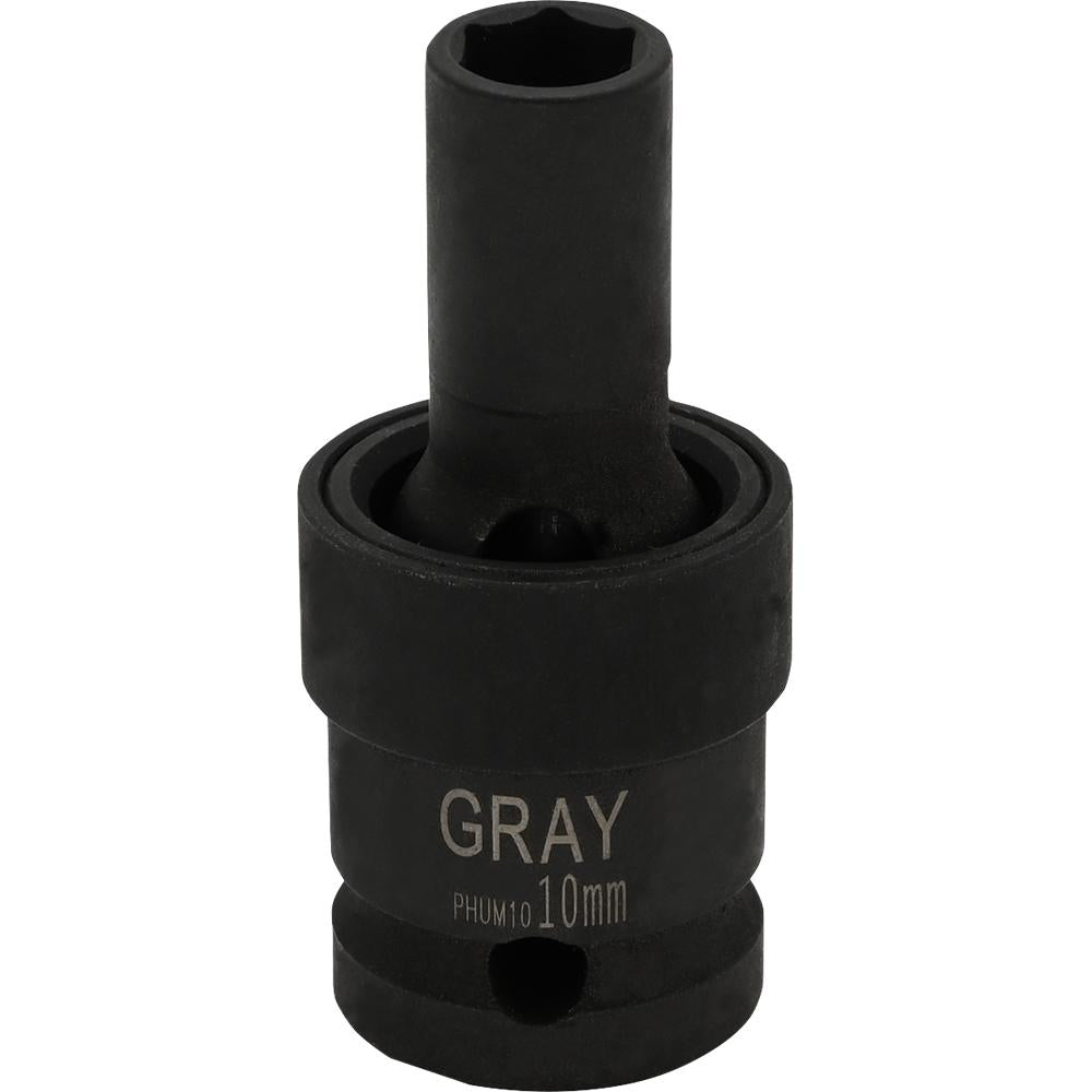 1/2" Drive 6 Point Metric Universal Joint Sockets - Impact Black Industrial Finish - www.Shopthatapp.com #