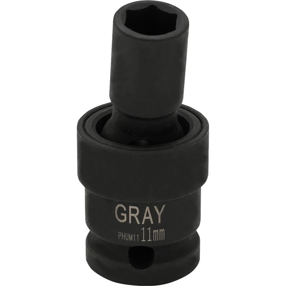 1/2" Drive 6 Point Metric Universal Joint Sockets - Impact Black Industrial Finish - www.Shopthatapp.com #