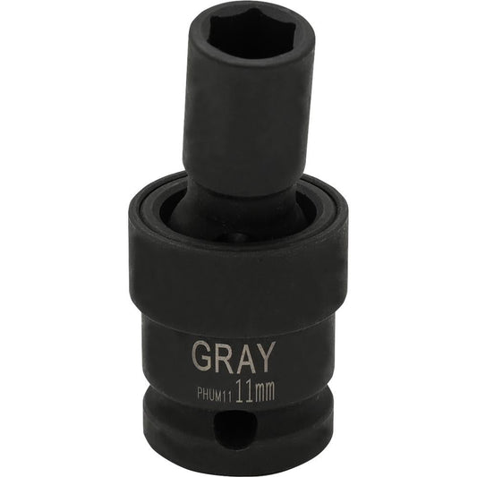 1/2" Drive 6 Point Metric Universal Joint Sockets - Impact Black Industrial Finish - www.Shopthatapp.com #