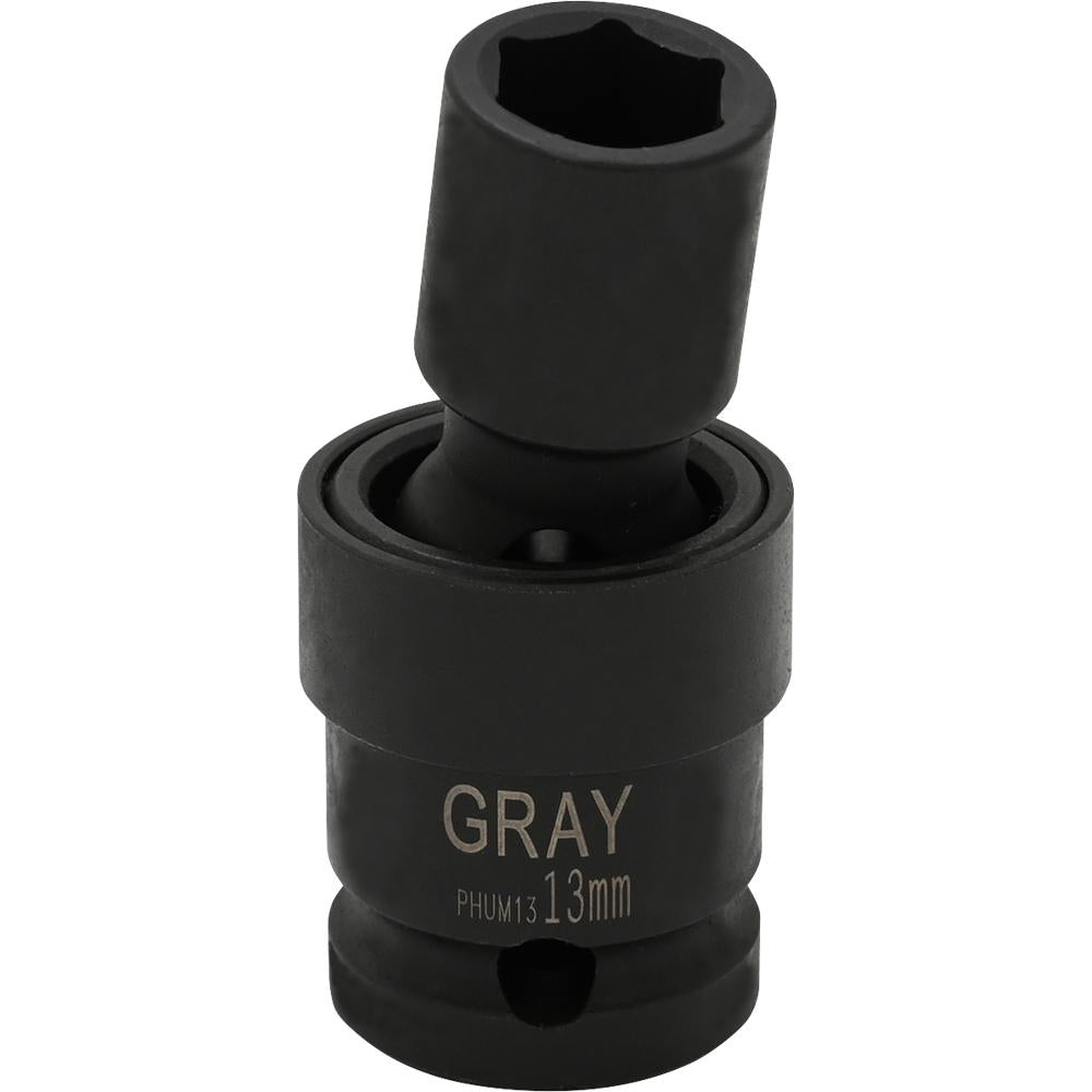 1/2" Drive 6 Point Metric Universal Joint Sockets - Impact Black Industrial Finish - www.Shopthatapp.com #