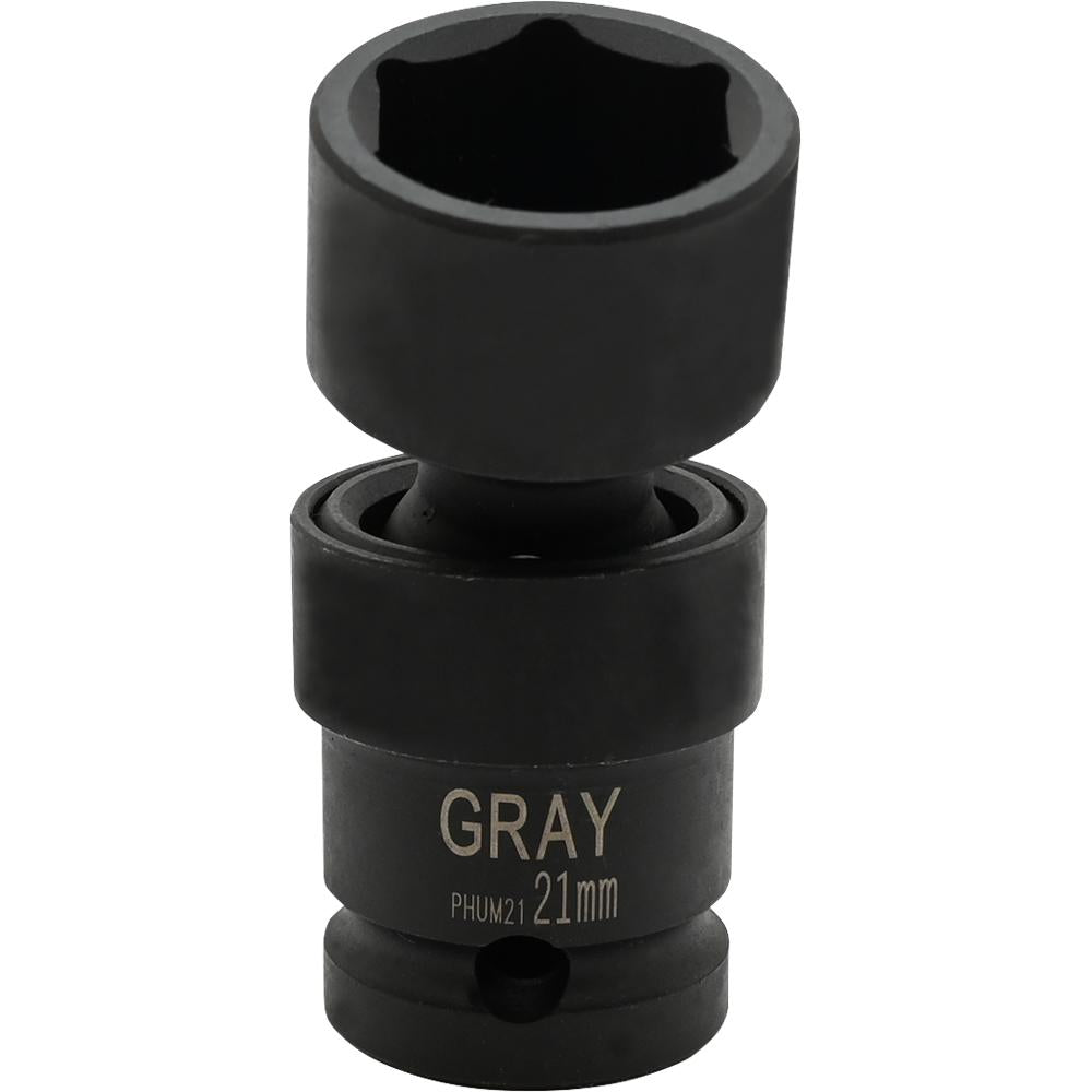 1/2" Drive 6 Point Metric Universal Joint Sockets - Impact Black Industrial Finish - www.Shopthatapp.com #