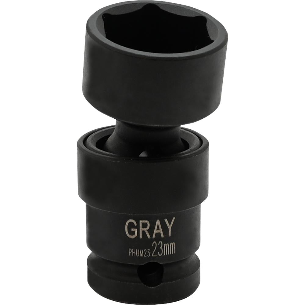 1/2" Drive 6 Point Metric Universal Joint Sockets - Impact Black Industrial Finish - www.Shopthatapp.com #