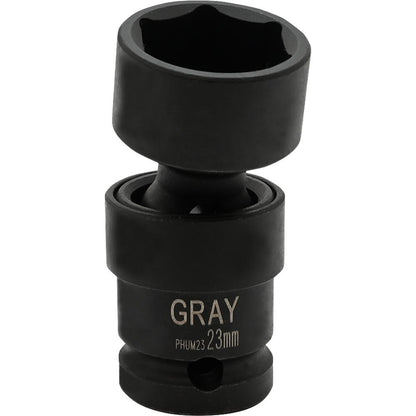 1/2" Drive 6 Point Metric Universal Joint Sockets - Impact Black Industrial Finish - www.Shopthatapp.com #