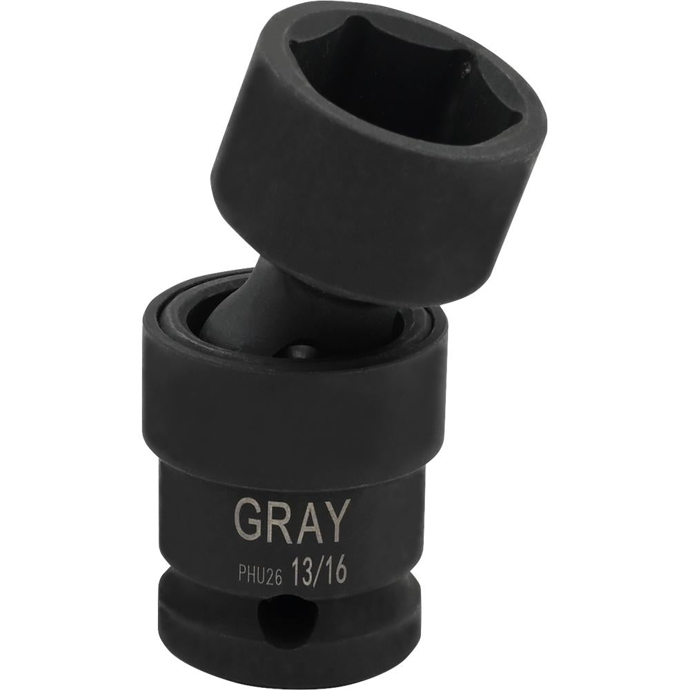 1/2" Drive 6 Point Universal Joint Sockets - Impact Black Industrial Finish - www.Shopthatapp.com #