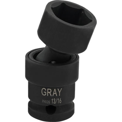 1/2" Drive 6 Point Universal Joint Sockets - Impact Black Industrial Finish - www.Shopthatapp.com #