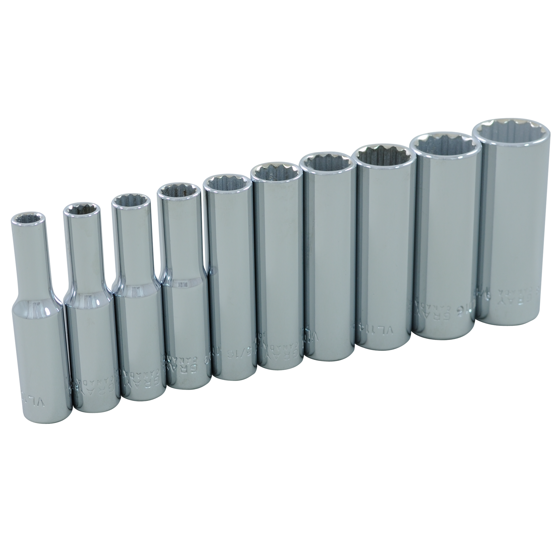 1/4" Dr. 10 Piece 12 Point Deep SAE Socket Set - www.Shopthatapp.com #