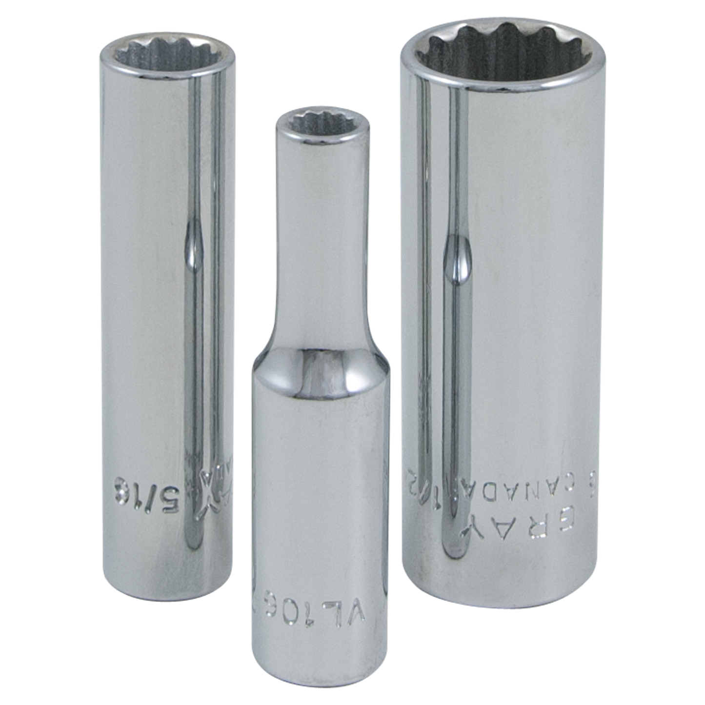 1/4" Dr. 10 Piece 12 Point Deep SAE Socket Set - www.Shopthatapp.com #