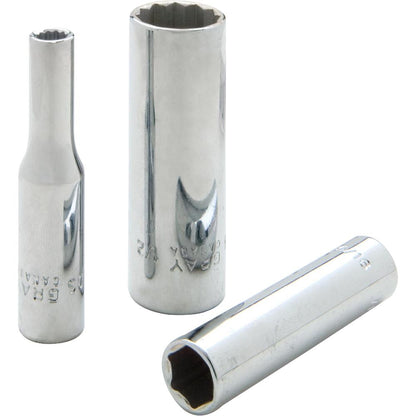 1/4" Drive 12 Point Deep Length Sockets - www.Shopthatapp.com #