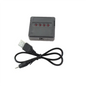4PC 3.7V 450mAh Li-Po Battery & 1-4 USB Charger for Mini Warbirds 4CH Airplane - www.Shopthatapp.com