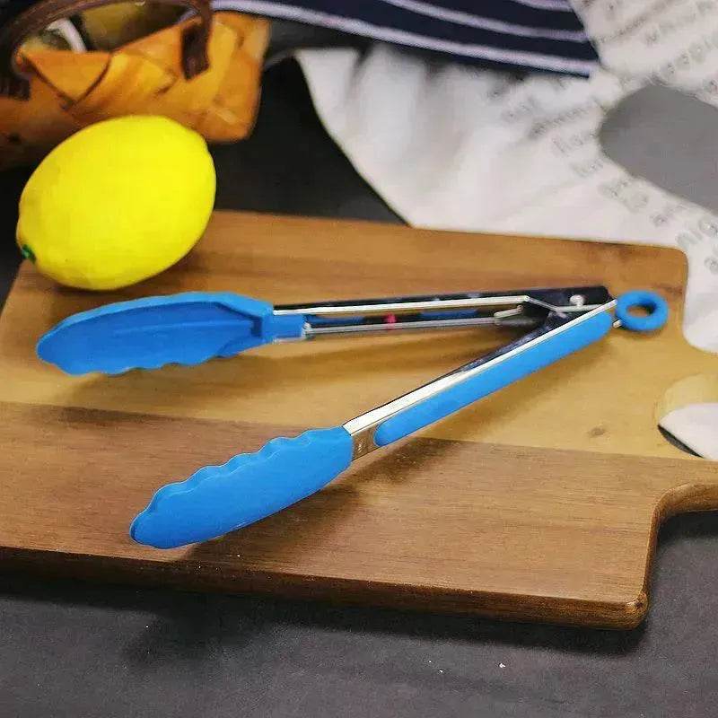 1 Pc Cooking Barbecue Clip In Stainless Steel Handle BBQ Forks Tool Outdoor Salad Food Clip Kitchen Appliances - www.Shopthatapp.com