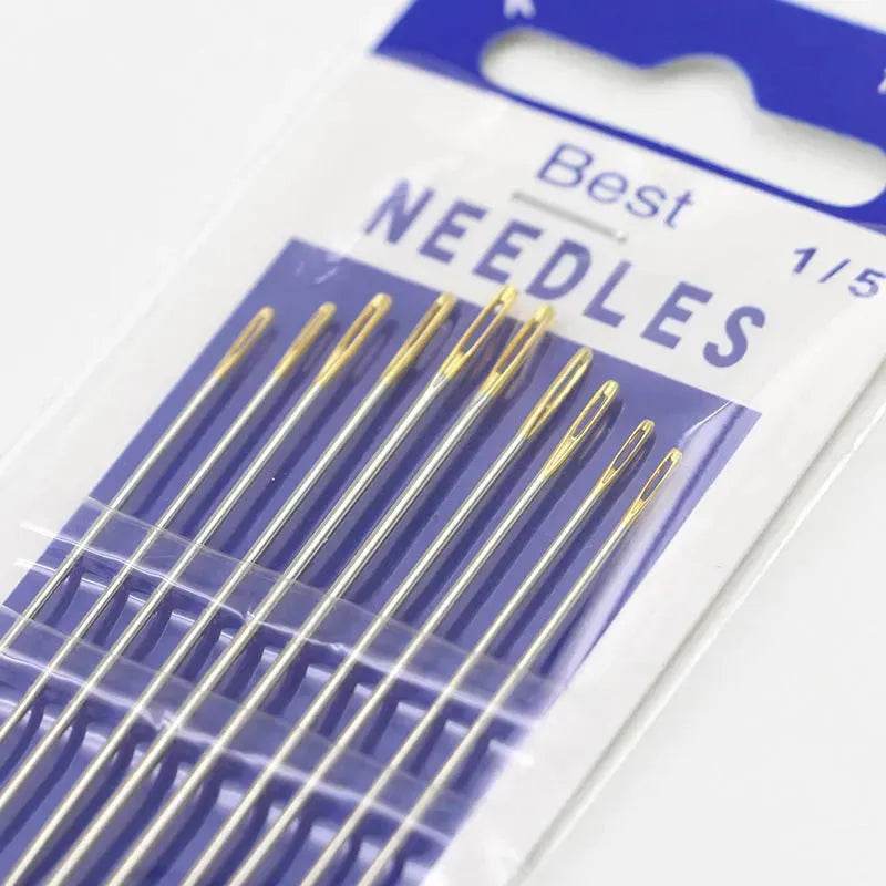10 pcs Hand Sewing Embroidery Needle Self Threading Needles - www.Shopthatapp.com