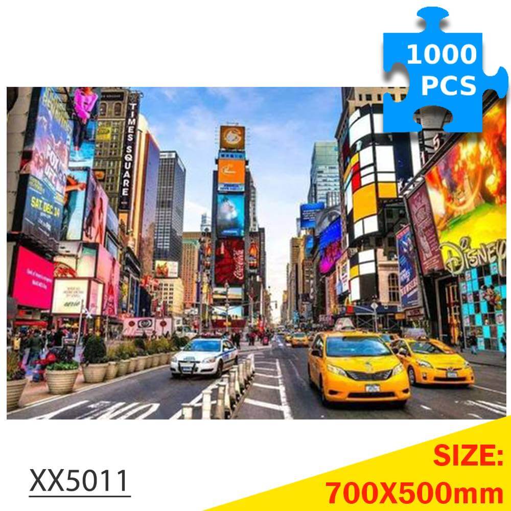 1000-Pc Bustling City Jigsaw Adventure | KidsToyLover - www.Shopthatapp.com #