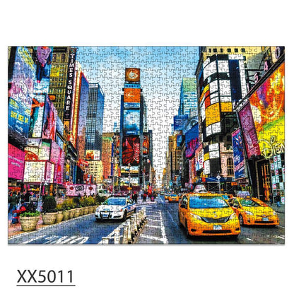1000-Pc Bustling City Jigsaw Adventure | KidsToyLover - www.Shopthatapp.com #