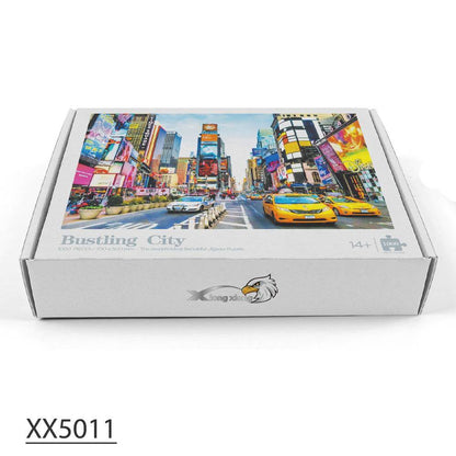 1000-Pc Bustling City Jigsaw Adventure | KidsToyLover - www.Shopthatapp.com #