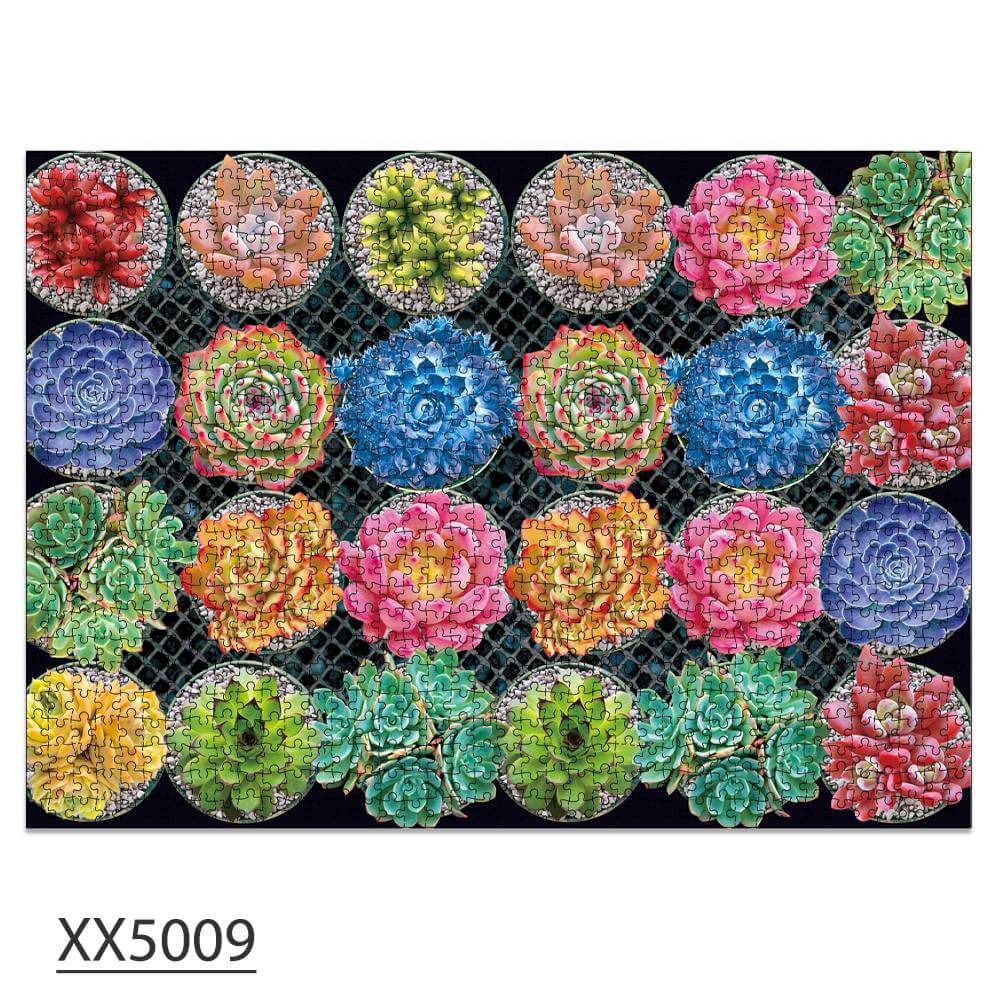 1000-Pc Succulent Plant Puzzle | KidsToyLover - www.Shopthatapp.com #