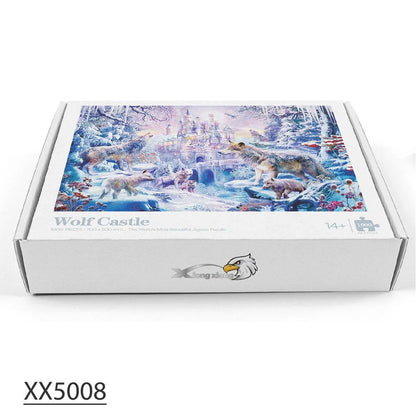 1000-Pc Wolf Castle Jigsaw Puzzle | KidsToyLover - www.Shopthatapp.com #