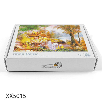 1000-Piece 'Swan House' Jigsaw Puzzle - KidsToyLover Shop - www.Shopthatapp.com #