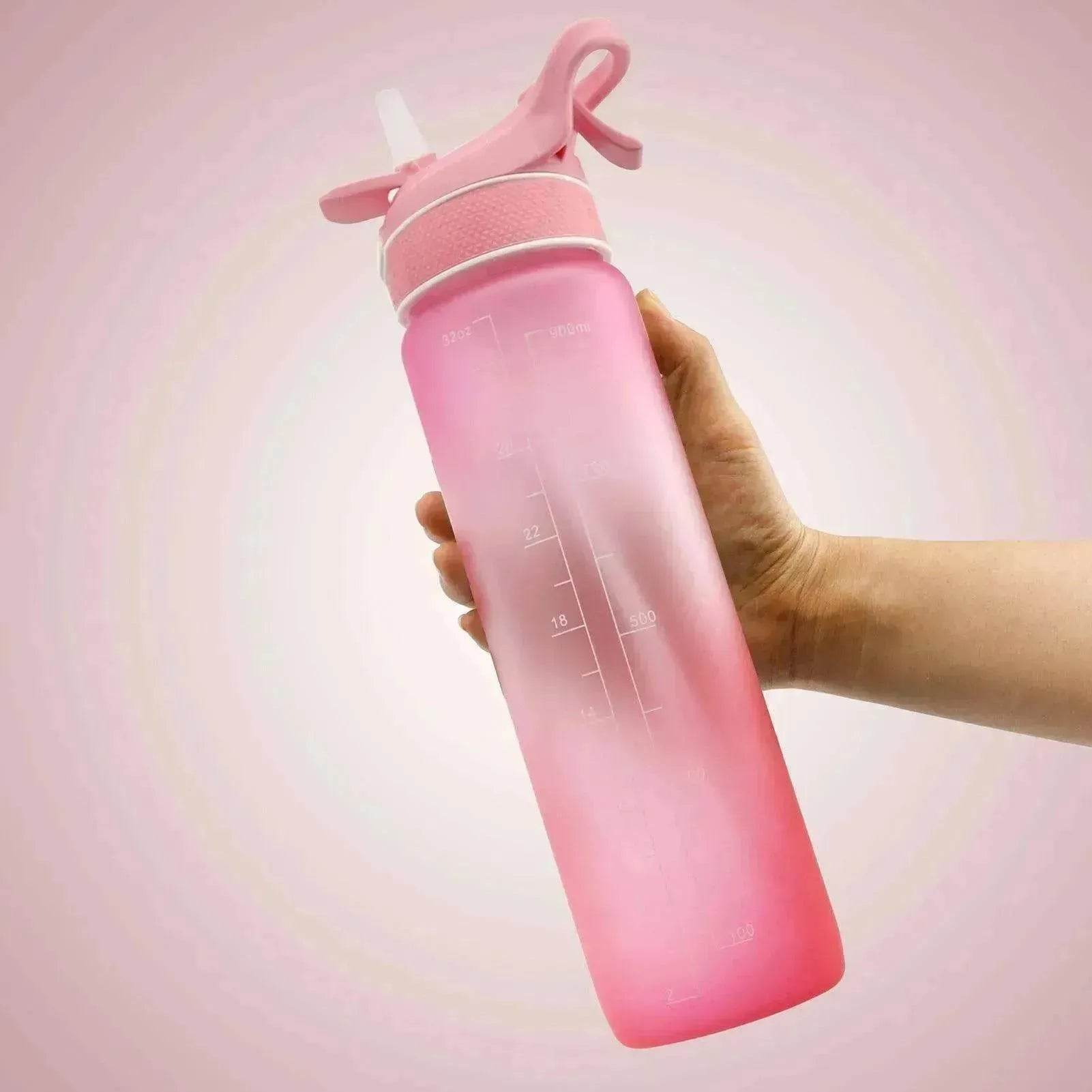 1000ML Plastic Spray Water Bottle perfect for sports & outdoor activities - www.Shopthatapp.com #