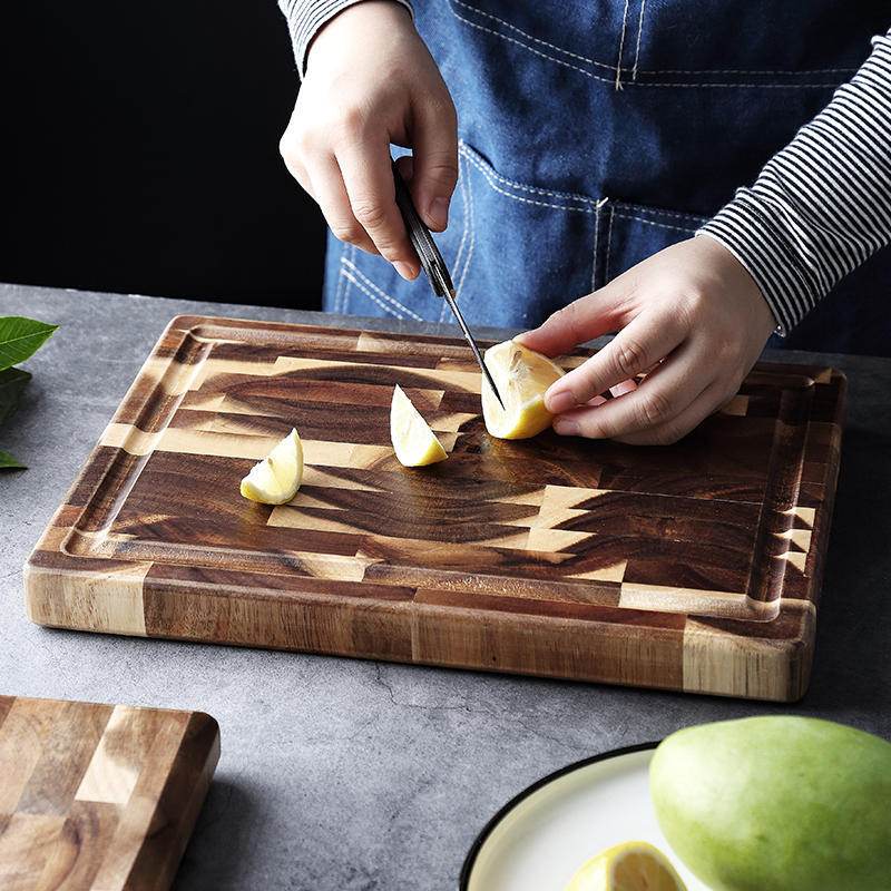 Luxury chopping board  Kitchen Household Parquet Solid Wood Cutting Board - www.Shopthatapp.com