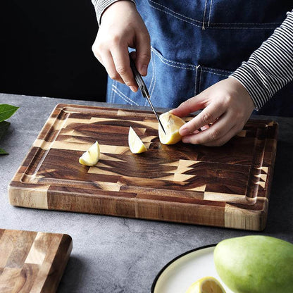 Luxury chopping board  Kitchen Household Parquet Solid Wood Cutting Board - www.Shopthatapp.com