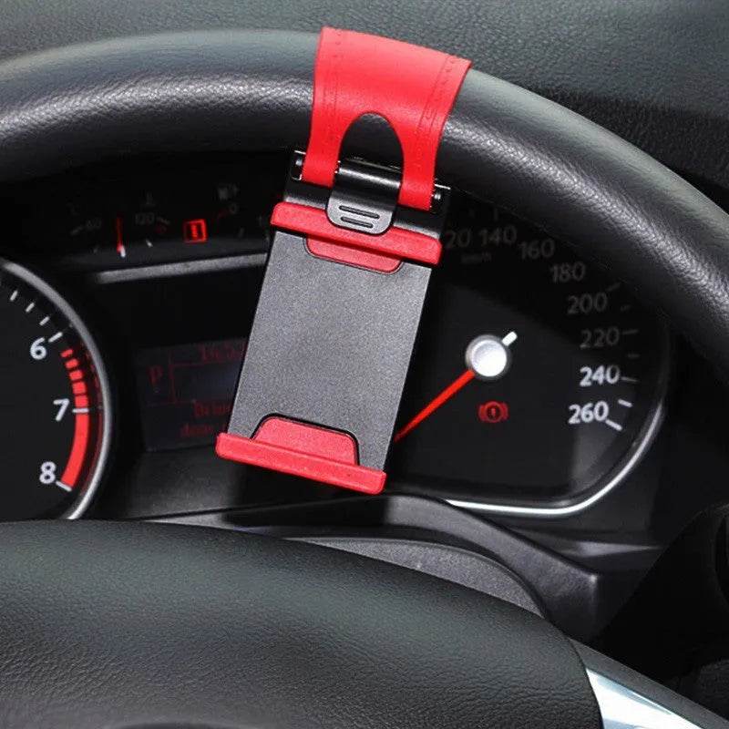 Car Steering Wheel Clip Mount Holder - www.Shopthatapp.com